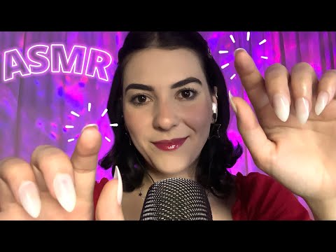 ASMR TOQUES NA TELA, PINCEL, ARRANHANDO O MICROFONE