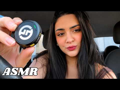 ASMR Sons de Boca e CAMADAS | Testando LARK M2 no Carro!