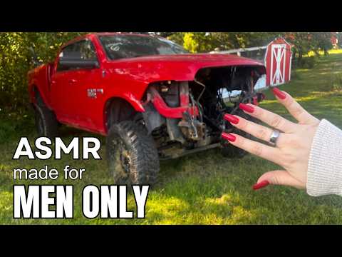 asmr for MEN ONLY ~ truck + engine taps