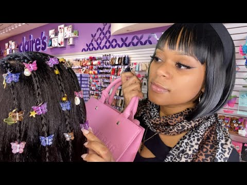 ASMR |💰Rich Aunty Spoils You at Claire's + Does Your Hair