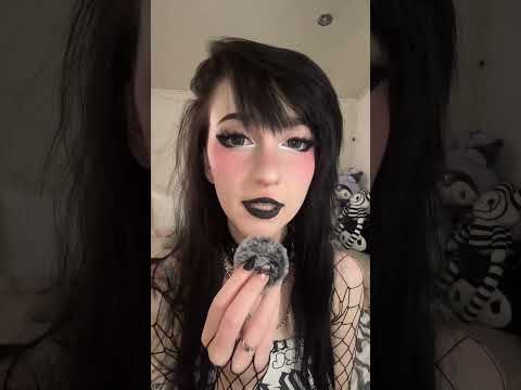 how an ASMRtist wakes You up 😇 || #asmr #asmrshorts #altgirl #gothgirl #wakeup