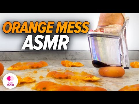 ASMR | Crushing Tangerines with High Heels 4K