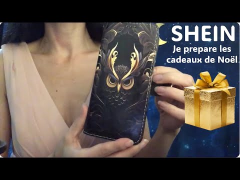 ASMR * Je prépare mes cadeaux de Noël * unboxing SHEIN