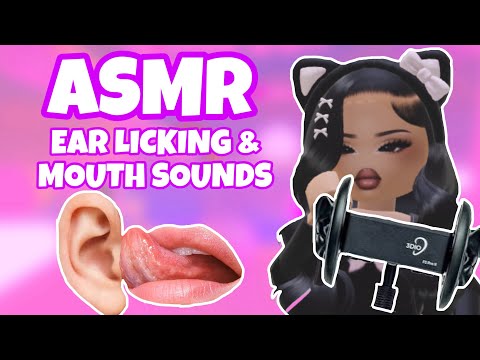 Roblox ASMR ☆ EAR LICKING & MOUTH SOUNDS  ⋆⭒˚☾⋆.˚