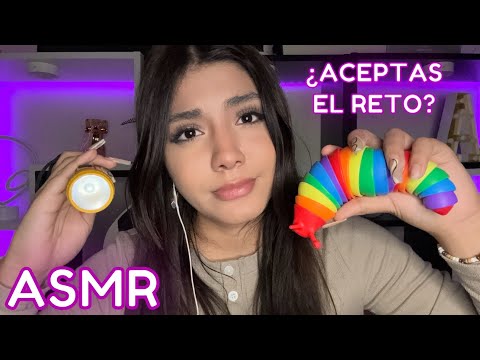 ASMR ESPAÑOL / TE RETO a VER EL VIDEO sin RELAJARTE o DORMIR, SI GANAS te pago 1K$ (nivel IMPOSIBLE)