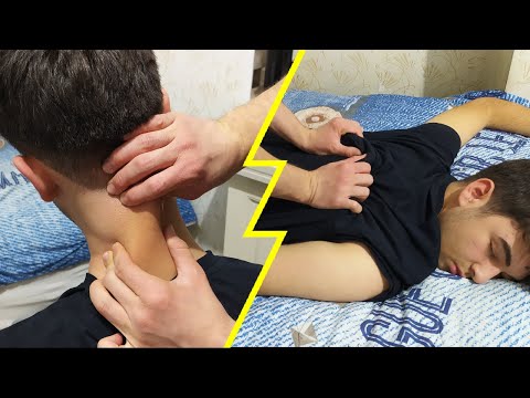 The World's Most Relaxing NECK and BACK Massage | Leg Massage - Shoulder Massage