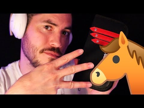 ASMR TAPPING DE CHEVAL (triple galop)