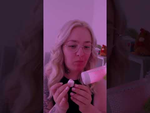 ASMR Marshmallow Eating Sounds #asmr #eatingasmr #asmrfood #marshmallowasmr #fyp #eatingsounds