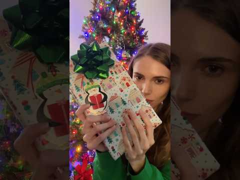 ASMR Crinkly Tingly Christmas Presents ✨🎁✨ #asmrsounds #crinklesounds #asmrnotalking