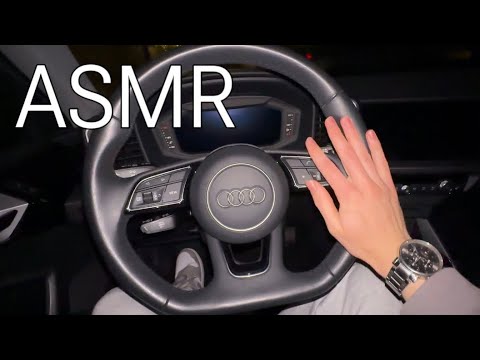 Audi ASMR🚗 (background sounds for studying, tapping, scratching, whispering)