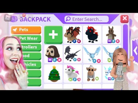 Inventory tour in adopt me~ whispering ASMR✨🌸