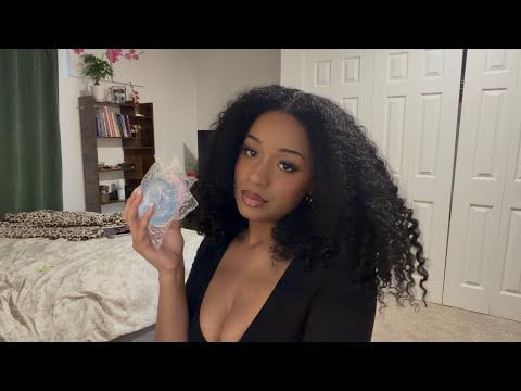 asmr playing with coconut oil squishies (super tingly) 