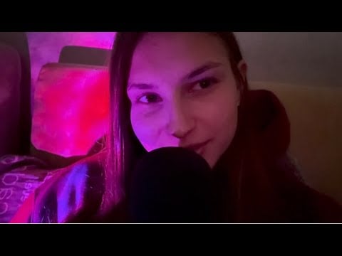 ASMR звуки рта 💋 близкий шепот, немного болталки перед сном 🎀