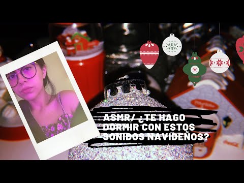 ASMR/ ¿Te hago dormir con sonidos navideños?🎄 Tapping/ ASMR en español/ Andrea ASMR 🦋