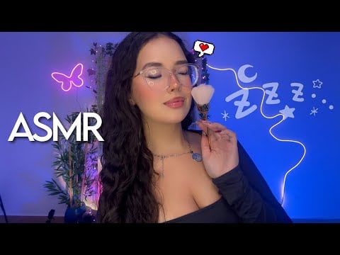 ASMR PARA DIAS EXTREMAMENTE DIFÍCEIS 🌙 | atenção pessoal, sons de boca, pincel