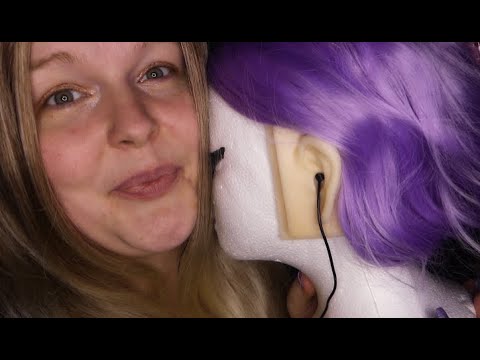ASMR Spa Mannequin Ear to Ear Cleaning, Massage, Ear Digging.