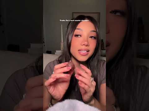 TRADER JOES FIG CHOCOLATE #asmr