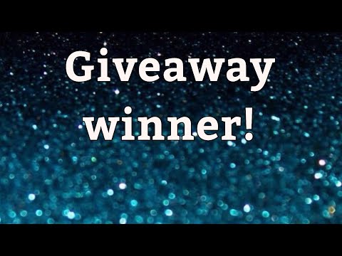Giveaway winner!