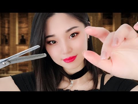 [ASMR] Sleepy Haircut Roleplay (Soft Spoken)