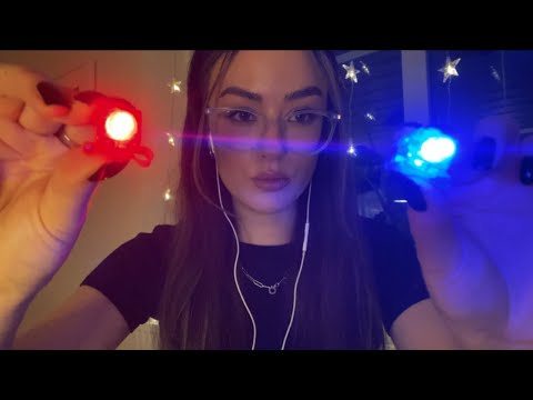 asmr FAST eye exam (follow my instructions)