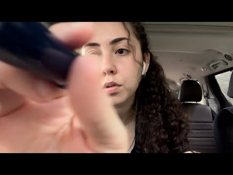 ASMR | Finding random triggers in the car (lofi, whispering, fast and aggressive)