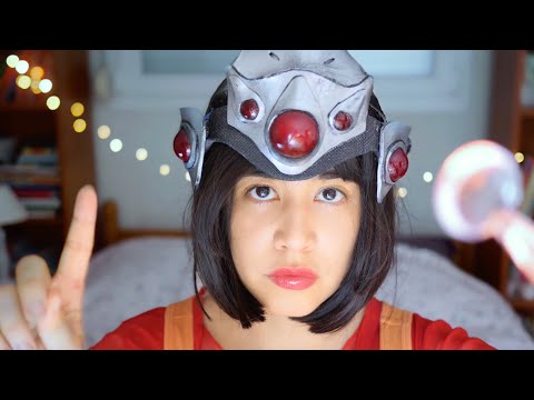 ASMR - Sci Fi Cranial Nerve Exam (French accent)