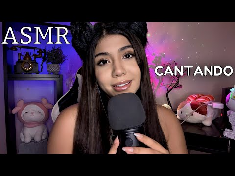 ASMR ESPAÑOL / ASMR CANTÁNDOTE hasta DORMIRTE (SOFT SPOKEN) 🔥  / TE CANTO muchas CANCIONES