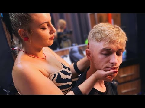 ASMR NECK CRACK & FULL FACIAL MASSAGE (Ear,Eyes,Face,Scalp)