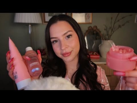 ASMR Relaxing Valentine’s Day Facial💗 (Personal Attention, Spa Sounds)🫧