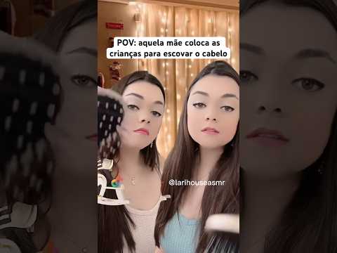 POV: aquela mãe coloca as crianças para escovar o cabelo #shorts #humor