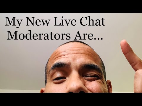 MY NEW LIVE CHAT MODERATORS ARE... / NOT ASMR