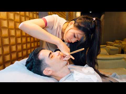 ASMR: I can't Believe it! 🥶 Korean Body Wash and Full Service Barbershop Massage
