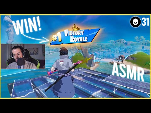 ASMR MOUTH SOUNDS FORTNITE SOLO VS SQUAD (31 KILLS) - ASMR EN ESPAÑOL