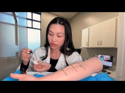 Lofi ASMR allergy skin test (soft spoken)