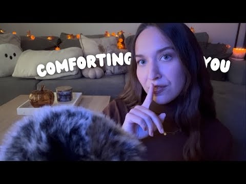 ASMR Comforting You 🌑 (Shh, It‘s Okay, Personal Attention, Fluffy Mic, Whispers, Hand Movements)