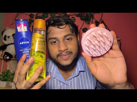 ASMR Best Friend Does Your Head & Face Massage 💆‍♂️✨ (Personal Attention) for Deep Sleep 😴
