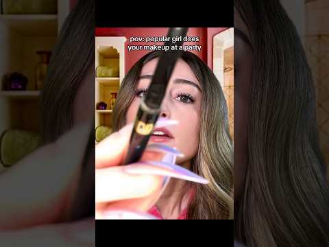 popular girl does your makeup asmr  #asmr #asmrroleplay