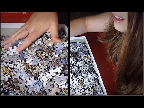 ASMR español - piezas de puzzle y muchos susurros