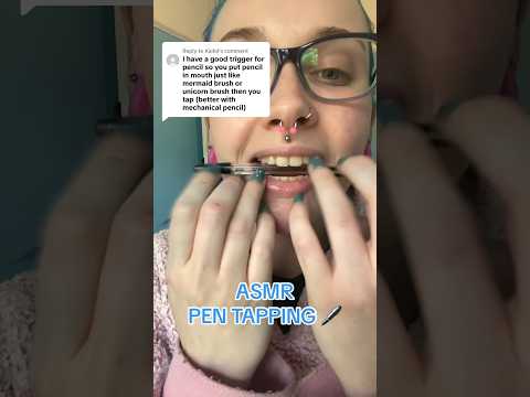 ASMR pen tapping 💤😴 #shorts #asmrtapping #tapping #asmr