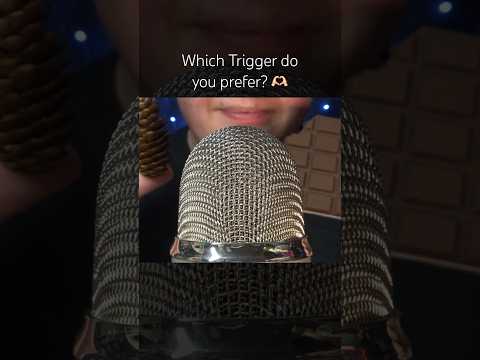 Which Trigger do you prefer? 🍫 #asmr