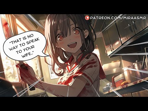 Yandere Insane Crazy Housewife Pins You Down & Makes You Hers ASMR | Yandere ASMR Roleplay