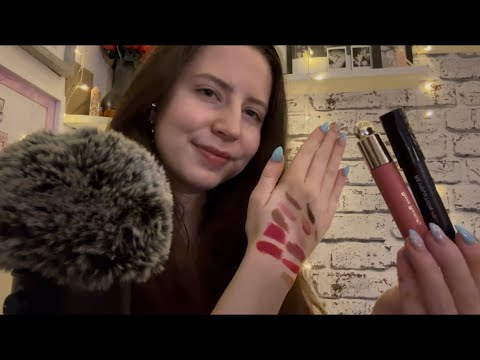 ASMR | Makeup Swatches + Layered Sounds 💄