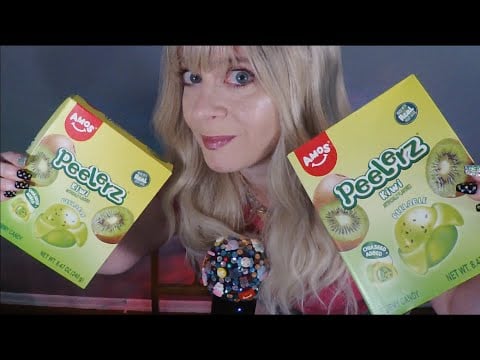 ASMR Kiwi Peelerz Taste Test & Unpopular Opinions with Gum Chewing