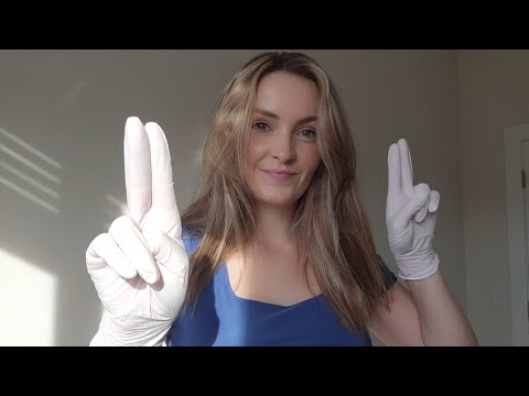 ASMR 1 Minute Cranial Nerve Exam, Eye Exam, Nose Piercing, Haircut, Barbershop, Measuring,Photoshoot