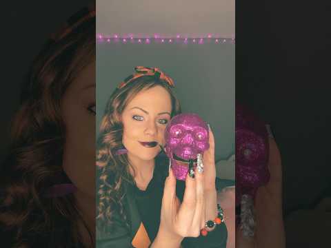 Halloween ASMR triggers #asmr #whispers #scratching #asmrscratching #tapping #asmrtapping #halloween