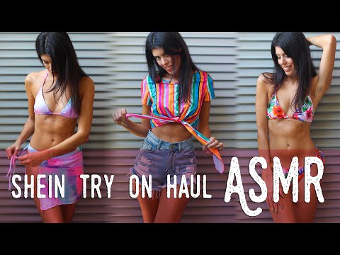 ASMR ita - 👙 BIKINI e CAPI ESTIVI • SHEIN Try On Haul (Whispering)