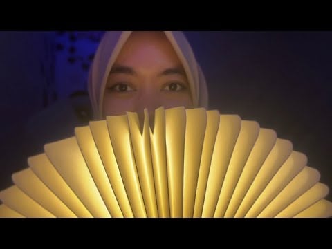 ASMR Light Book 📕 — Tapping,Bubble Sounds,Blowing 