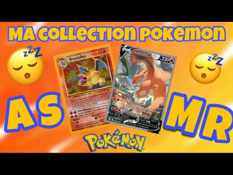 ASMR Français | Ma collection de cartes Pokémon 😴😊 (incroyable)
