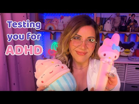 ASMR ••• Testing you for ADHD •••