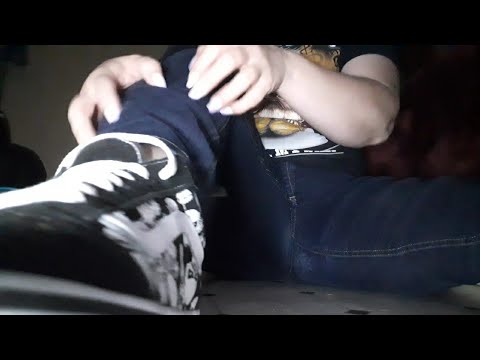 ASMR Scratching and Tapping on Floor, Shoes and Shirt